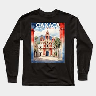 Huautla de Jimenez Oaxaca Mexico Vintage Tourism Travel Long Sleeve T-Shirt